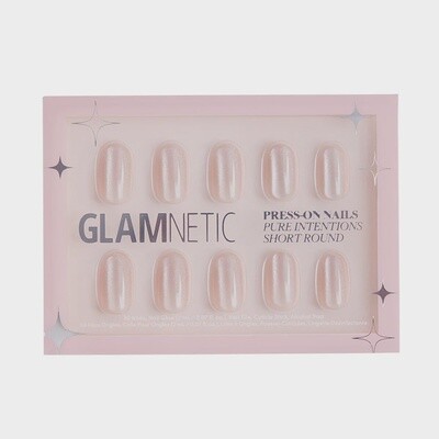 Glamnetic Pure Intentions Short Round Press-On Nails