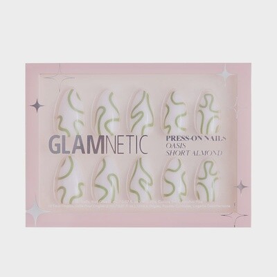 Glamnetic Oasis Short Almond Press-On Nails
