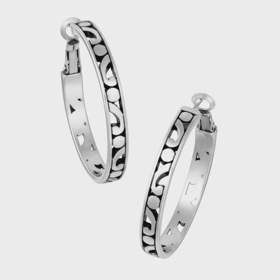 Brighton Contempo Medium Hoop Earrings