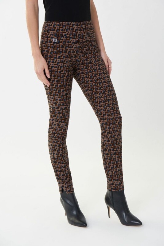 Joseph Ribkoff Geo Print Pant