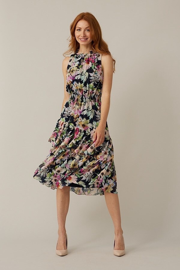 Joseph Ribkoff Floral Halter Dress