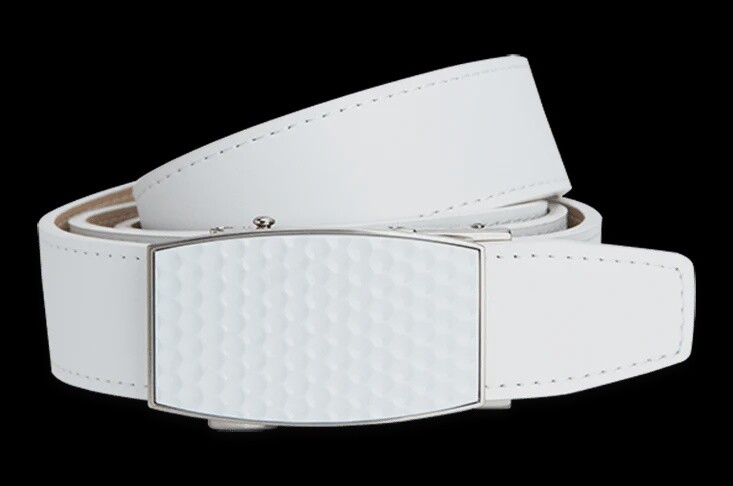 Nexbelt Aston Eagle White 1 3/8&quot; Strap Golf Belt