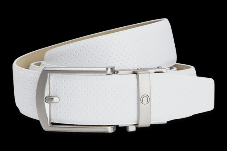 Nexbelt Birdie Matte White, 1 3/8&quot; Strap, Golf Belt