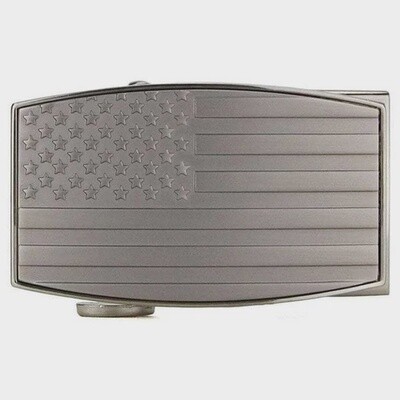 Nexbelt Embossed USA Flag Buckle Aston Pewter