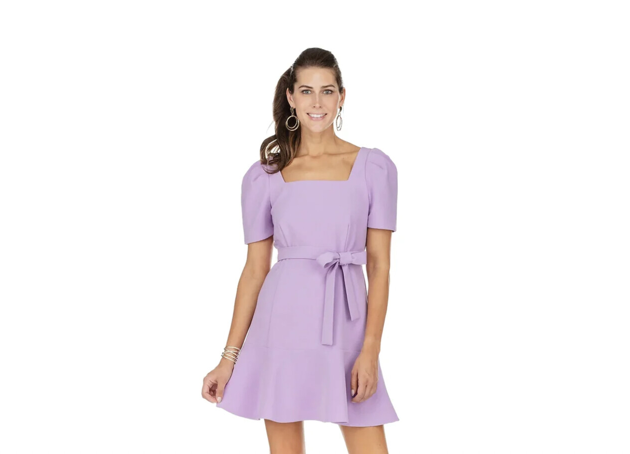Jade Lilac Tie Dress