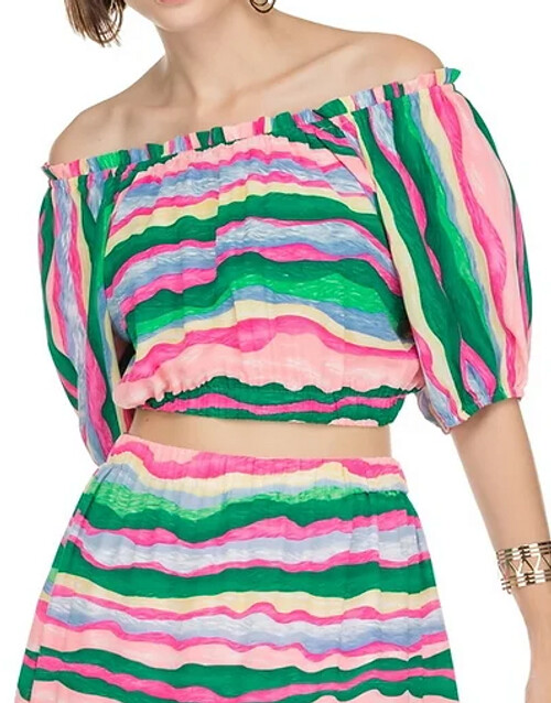 JOY JOY Rainbow Wave Top