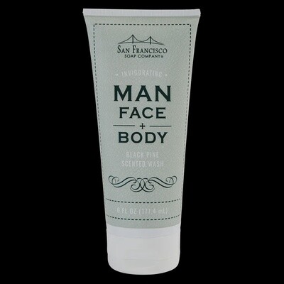 Man Bar Collection- Man Face + Body Scented Wash