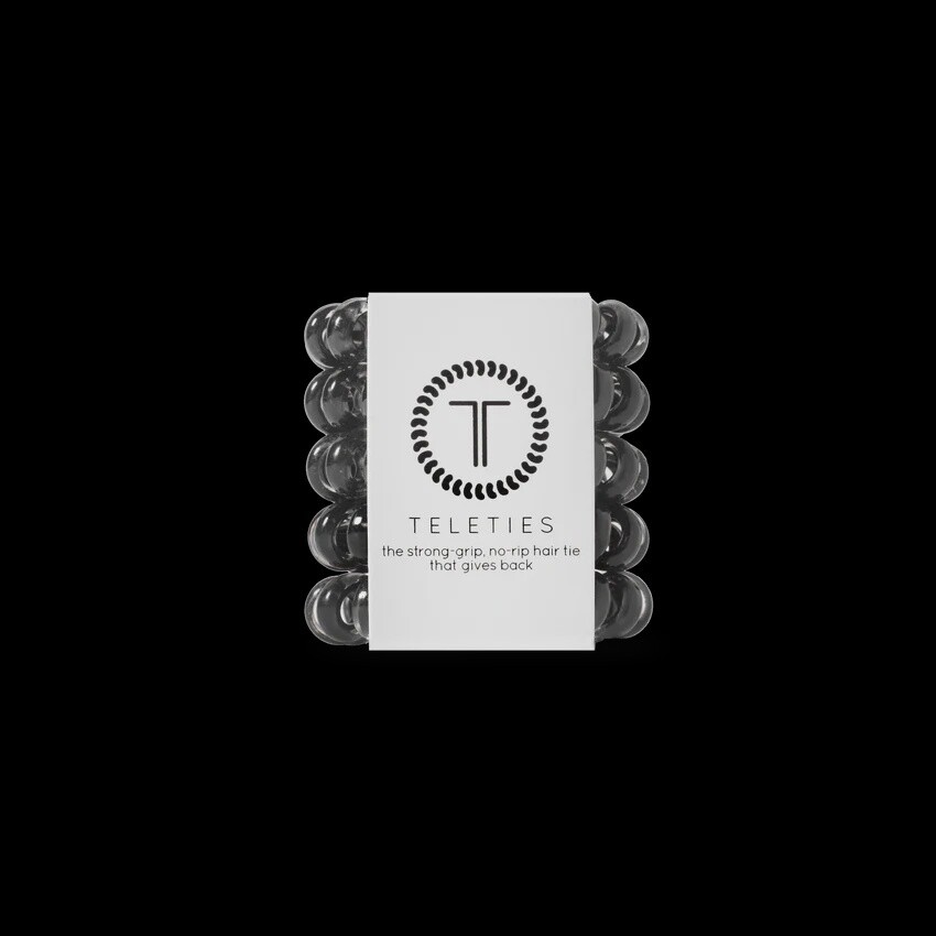 Teleties Tiny Hair Tie, Collection: Jet Black