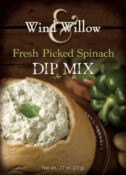 Wind &amp; Willow Dip Mixes, Flavor: Fresh Picked Spinach