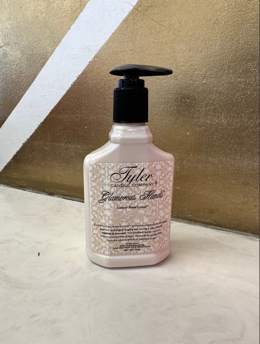 Tyler Candle Glamorous Hands Luxury Hand Lotion