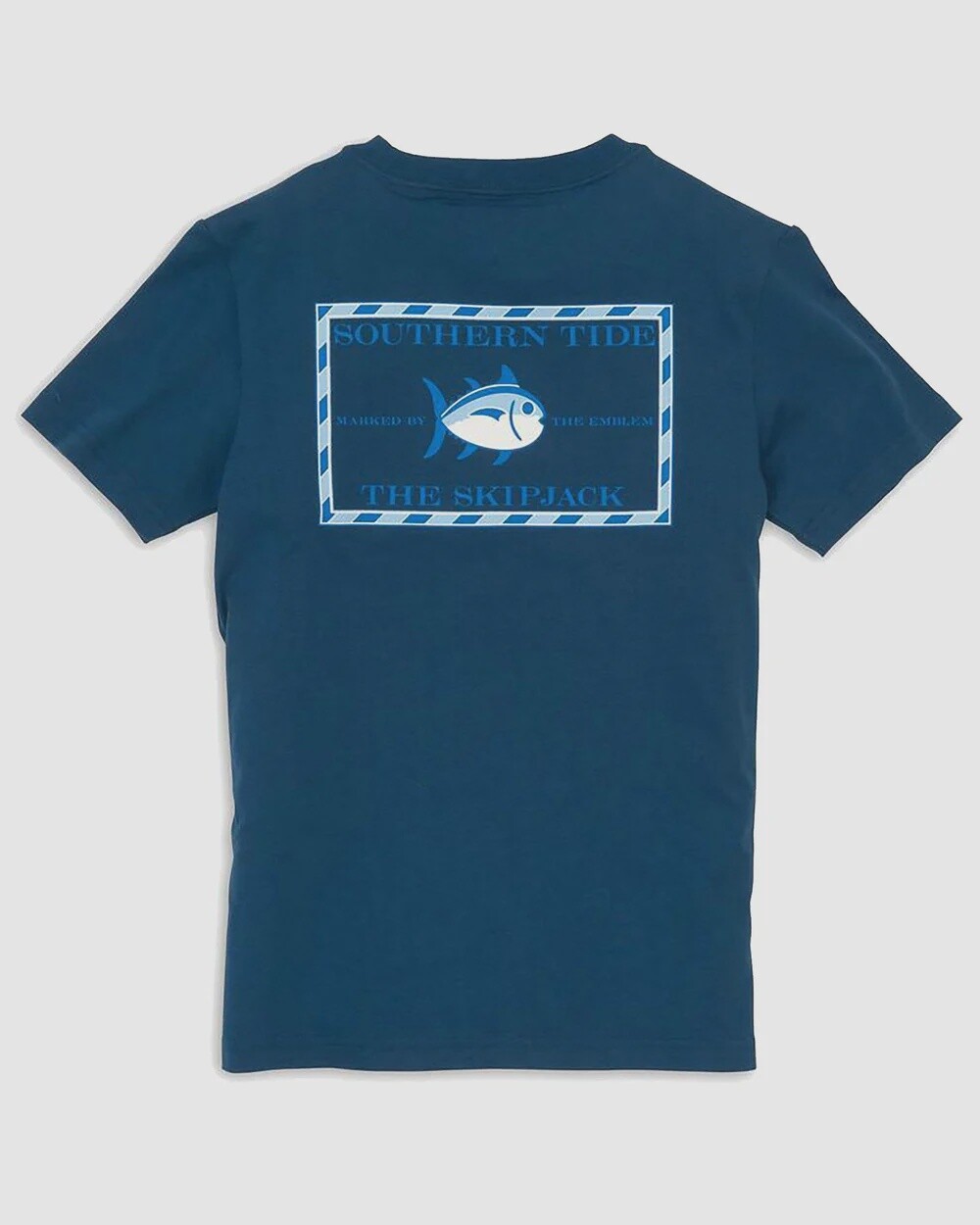 Southern Tide Youth Original Skipjack T-Shirt, Colour: Yacht Blue, Size: Youth XL