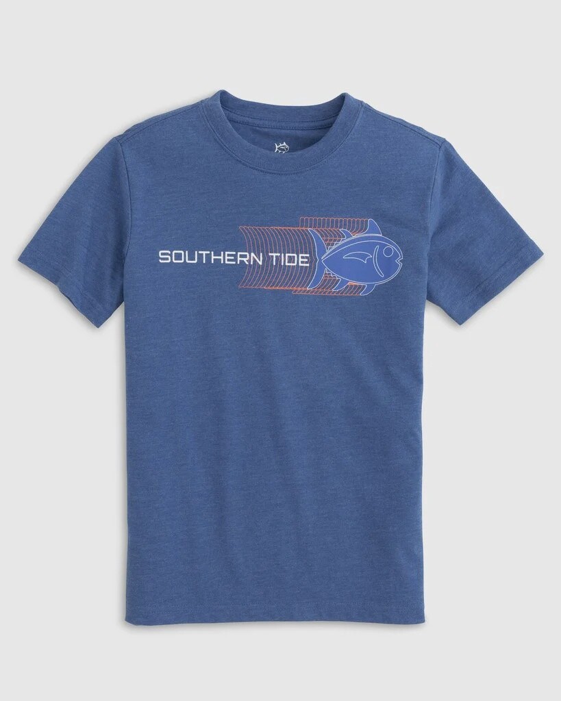 Southern Tide Youth Swooshing Skipjack Short Sleeve Tee