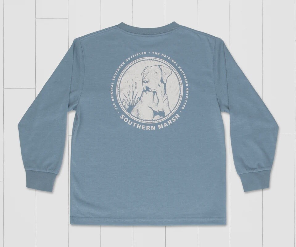 Southern Marsh Youth FieldTec Comfort Engraved Outfitter Long Sleeve Tee