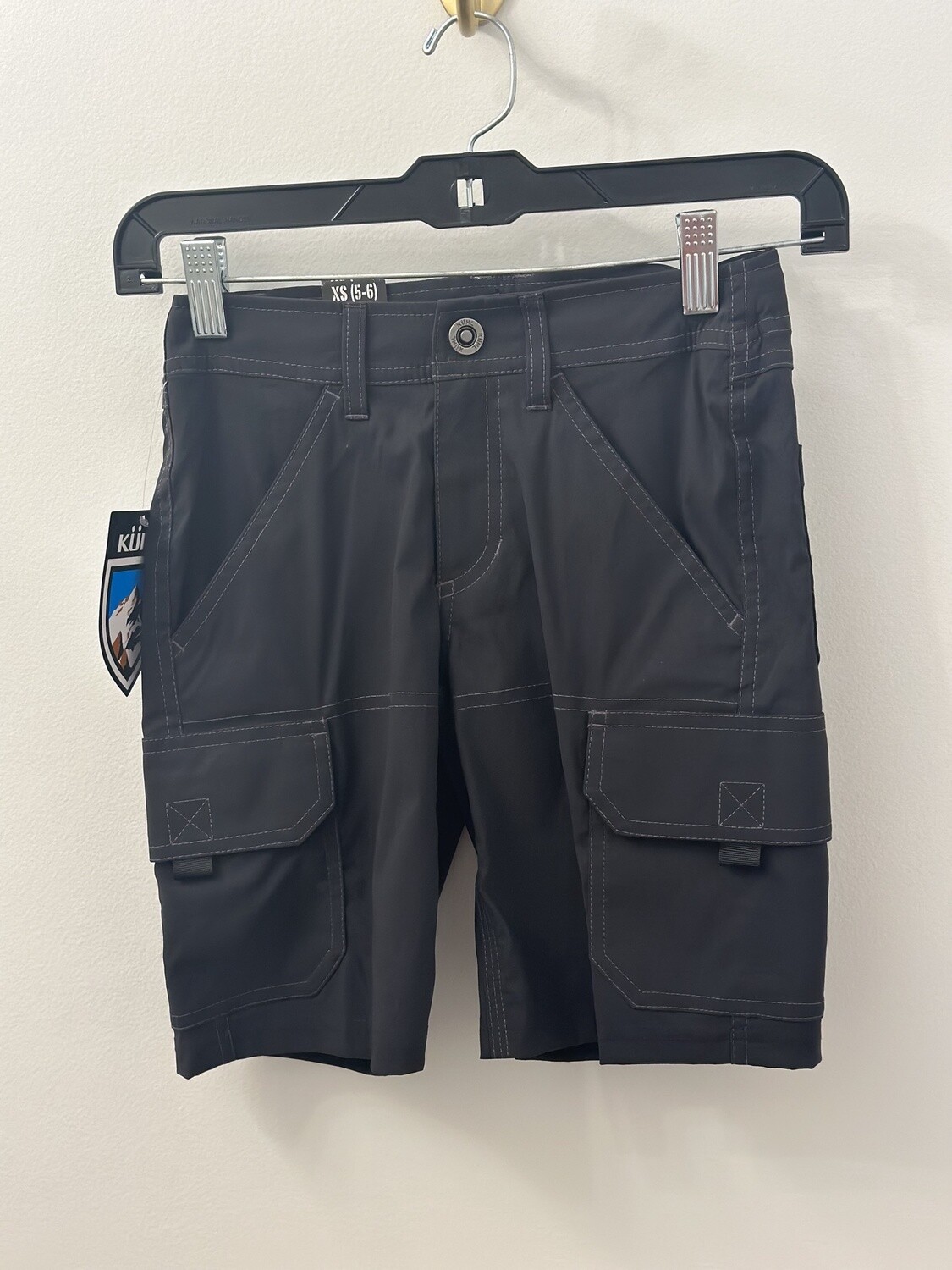 KUHL Boys Renegade Cargo Short, Size: XS(5-6), Colour: KOAL