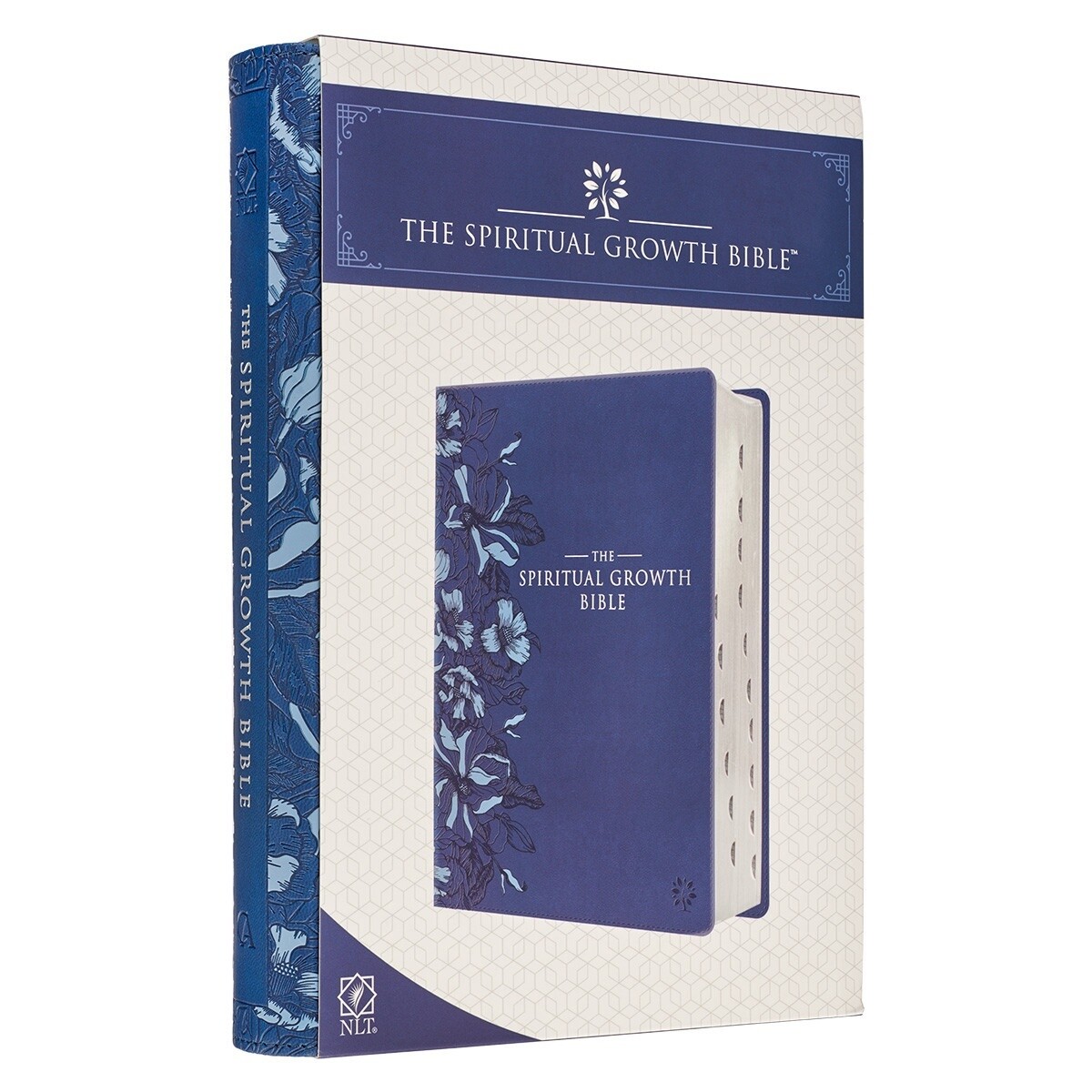Christian Art Gifts Spiritual Growth Navy Leather Bible