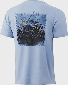 Huk Men&#39;s KC 4 Wheel Rod Rack T- Shirt