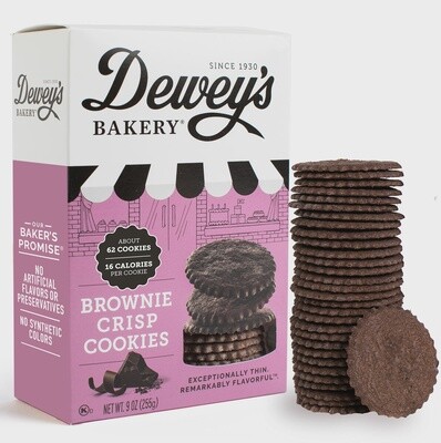 Dewey's Brownie Crisp Moravian Cookie Thins