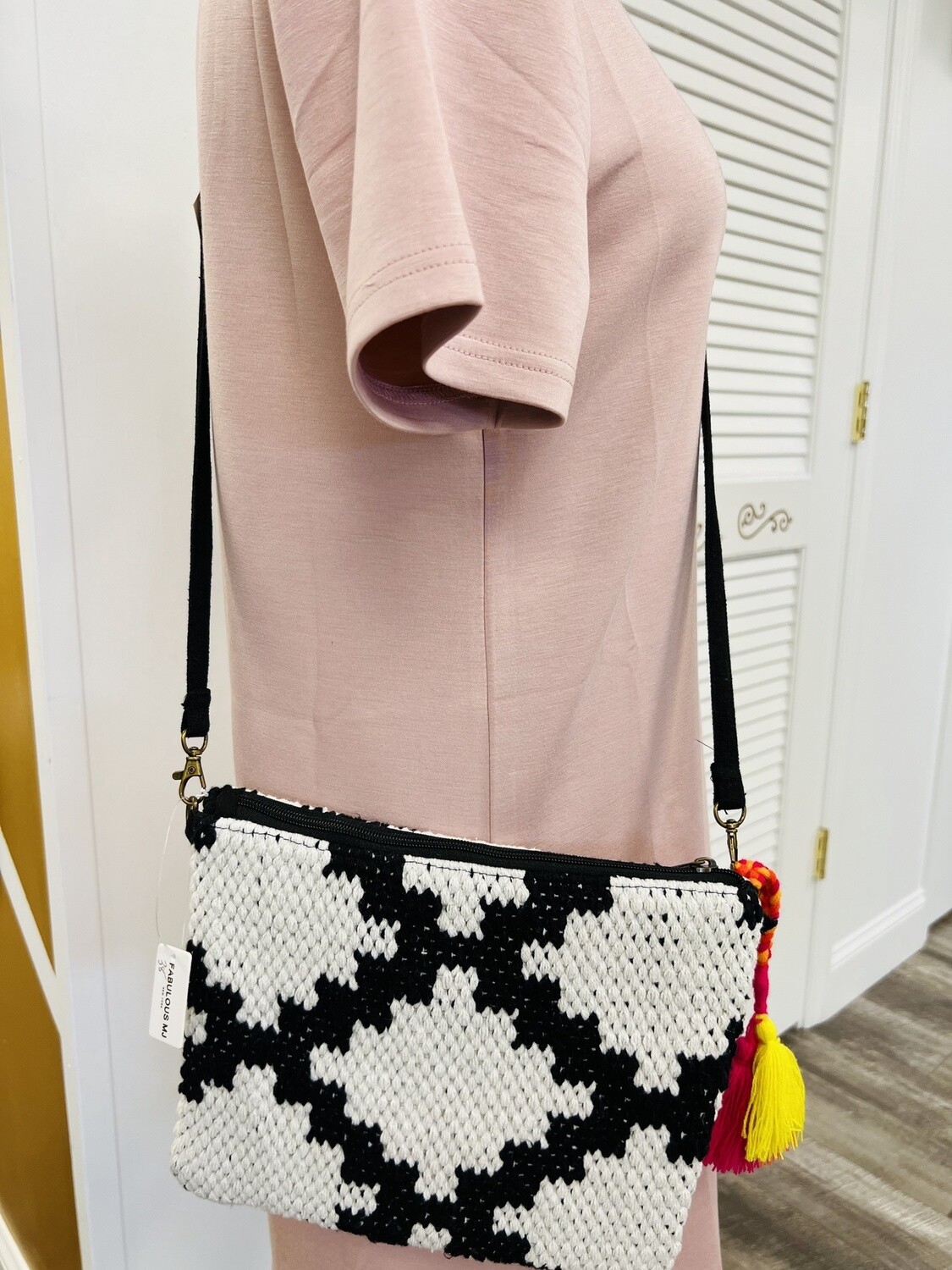 Fabulous MJ Crossbody Bag With Fringe Detail