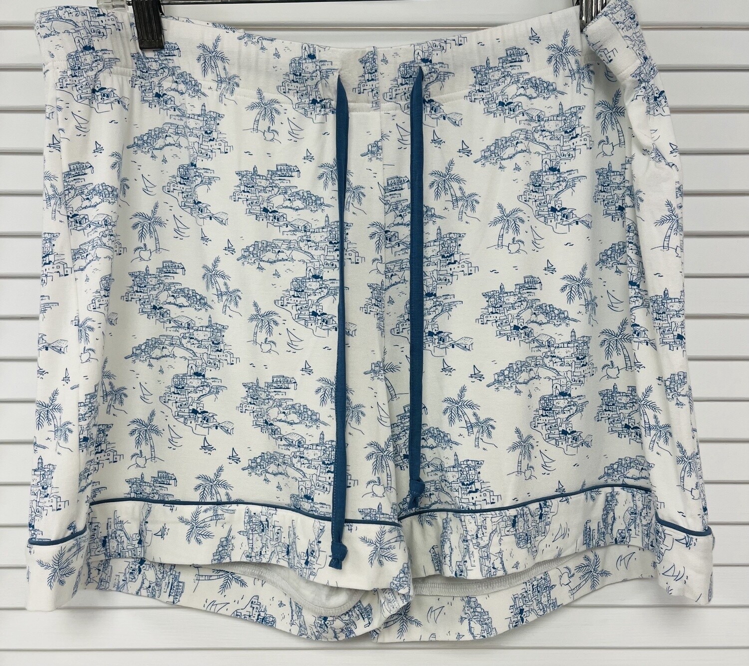 Yala Seaside Toile Pajama Shorts