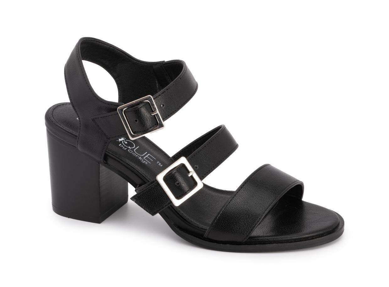 Corkys Boutique Banter Heeled Sandal, Colour: Black, Size: 11