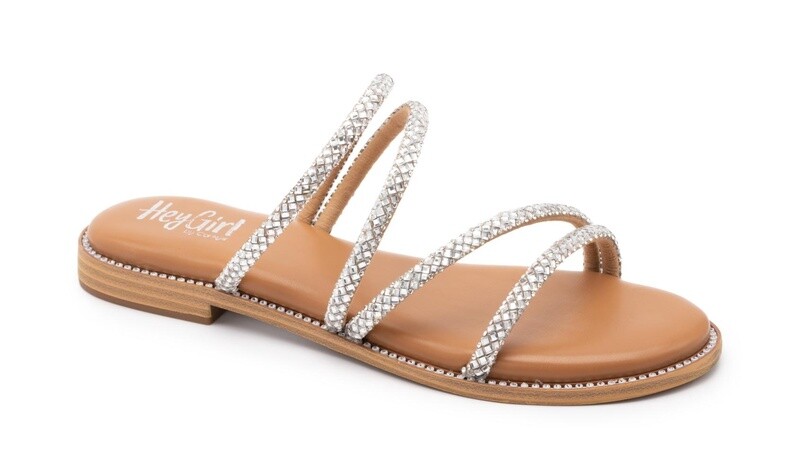 Corkys Hey Girl Clear Shell Yeah Sandal