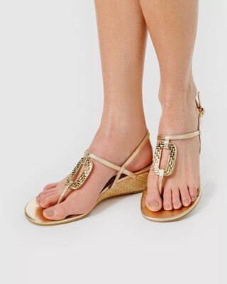 Lilly Pulitzer Good As Gold Wedge