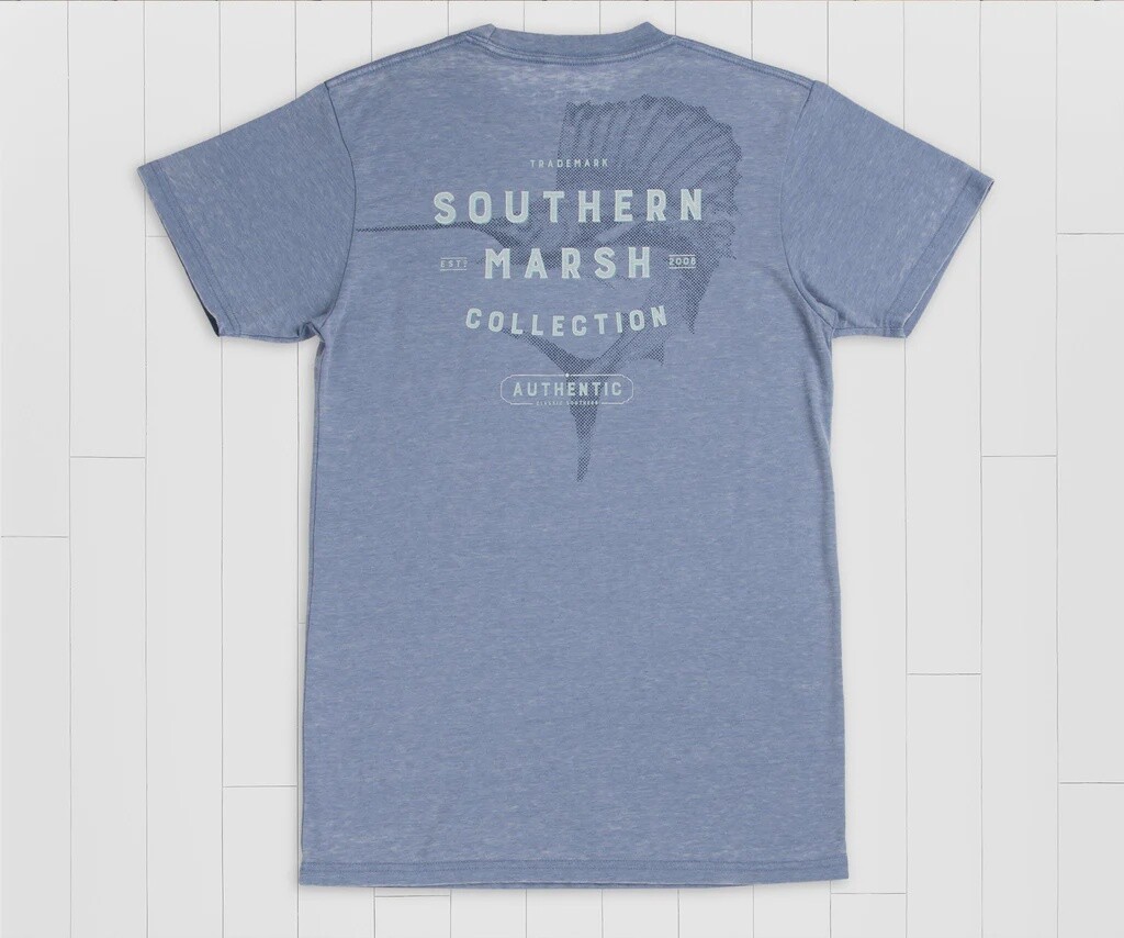 Southern Marsh Men&#39;s Seawash Tee -Branding Sailfish
