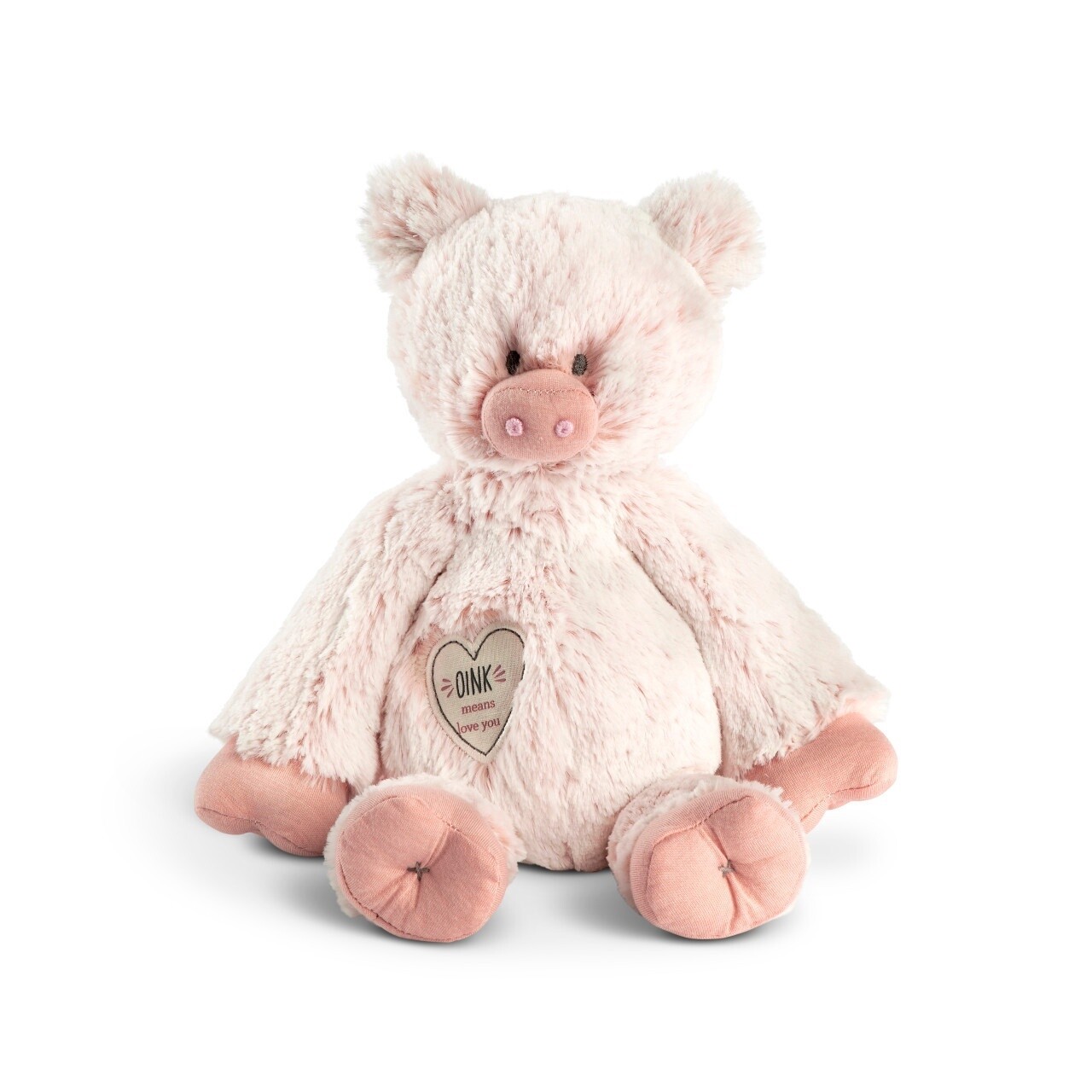 Demdaco Barnyard Plush Pig