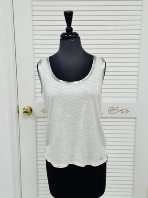 Marble Fashion Silver Lining Tank Tops
