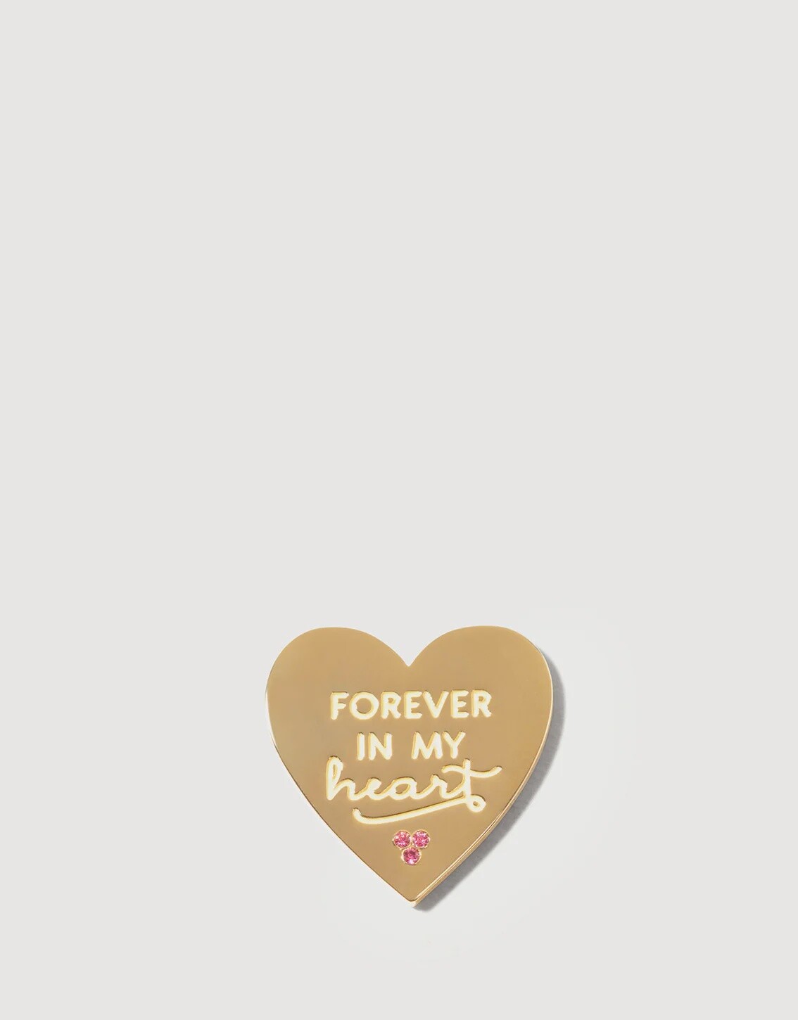 Spartina 449 Locket Note Gems (with Rhinestone Feature), Phrase: Forever In My Heart