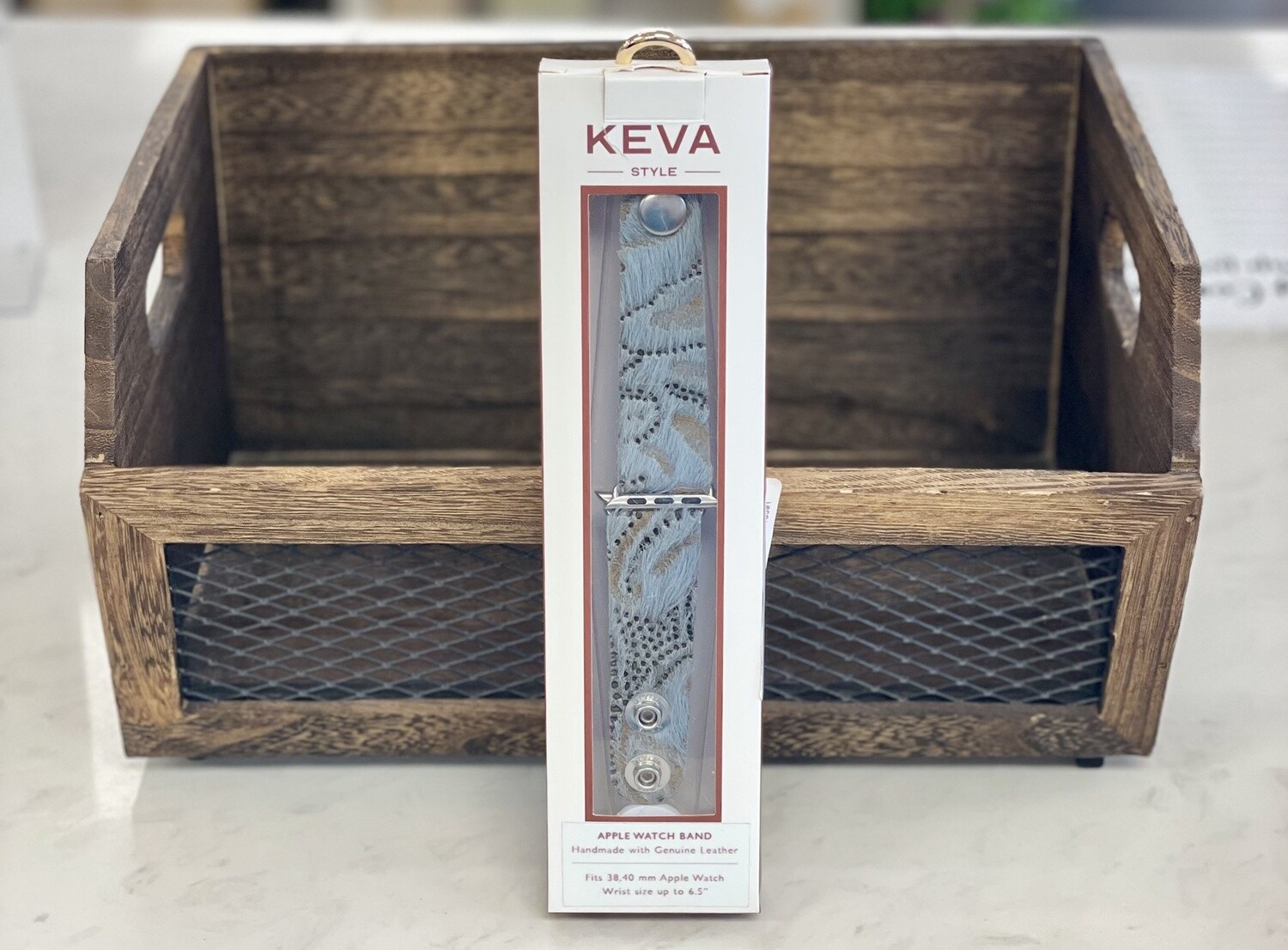 Keva Style Apple Watch Bands, Colour: Peacock