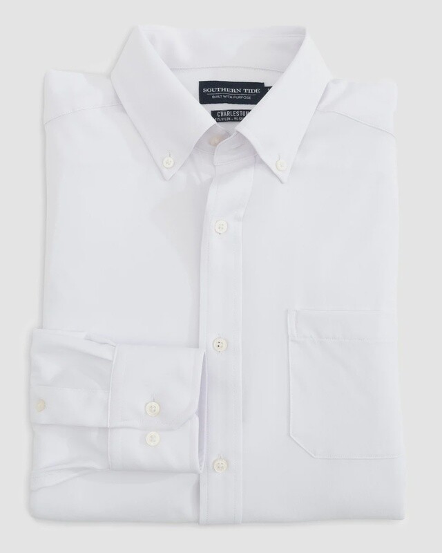 Southern Tide Long Sleeve Brrr Solid IC Sportshirt