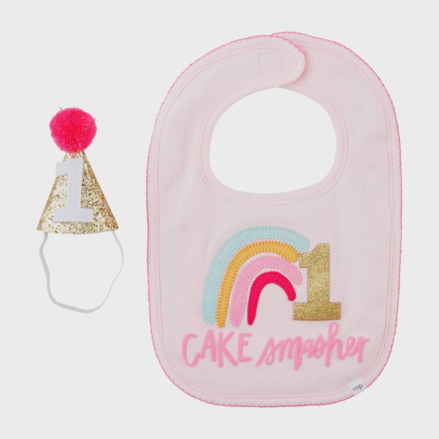 Mud Pie Rainbow Girl Cake Smash Set