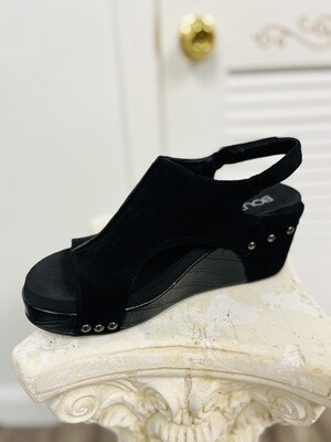 Corkys Boutique Suede Carley Wedge