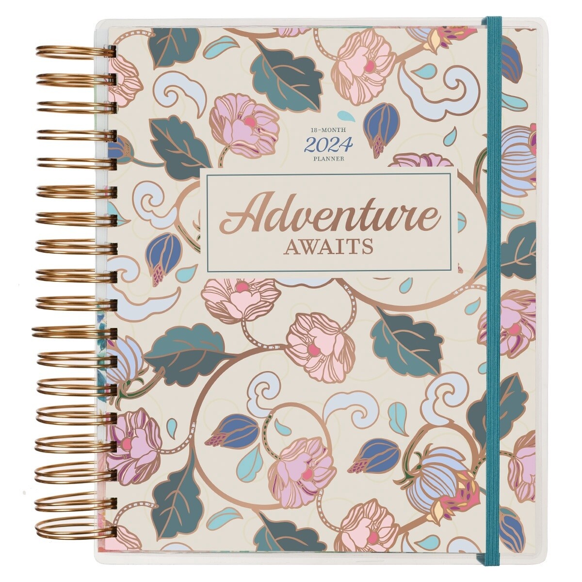 Christian Art Gifts 18 Month 2024 Planner, Phrase: Adventure Awaits