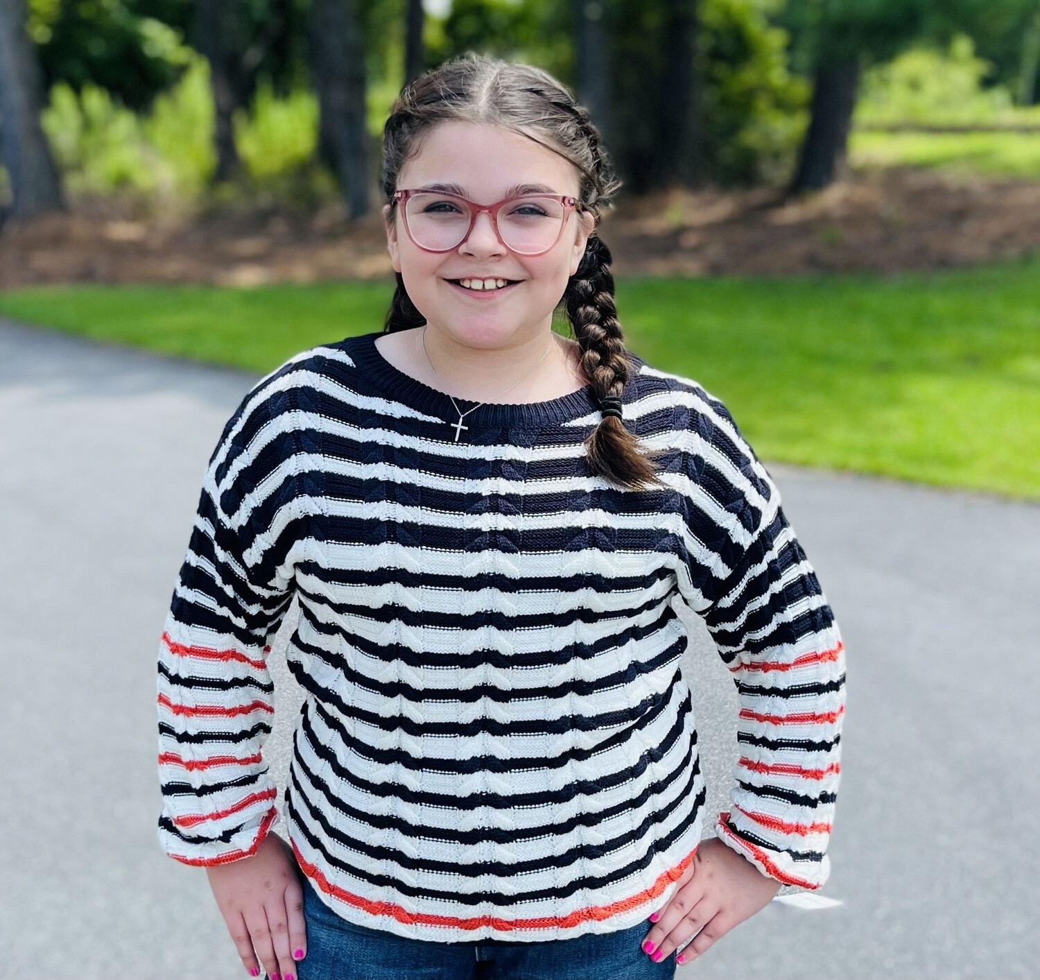 Skye&#39;s the Limit Positano Striped Sweater