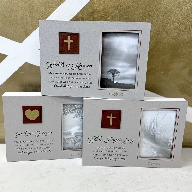 Rectangular Wooden Sympathy Picture Frames