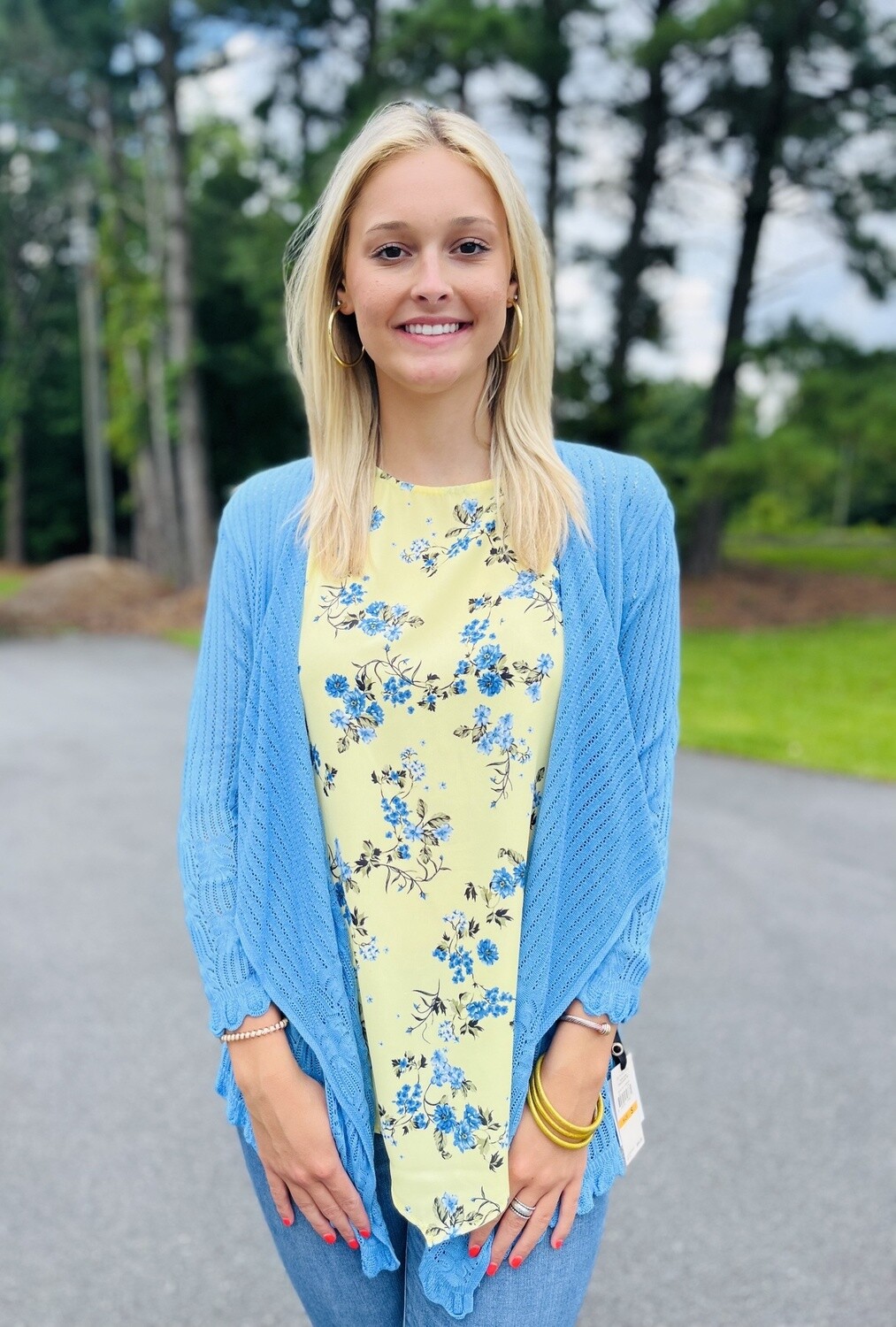 Emaline Tourlouse Blue Cardigan