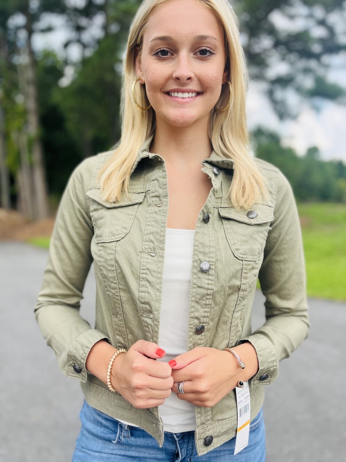 Skye&#39;s the Limit Dark Green Jacket