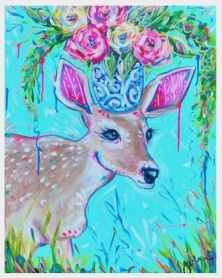 Audra Style Morning Fawn Deer Print 8x10