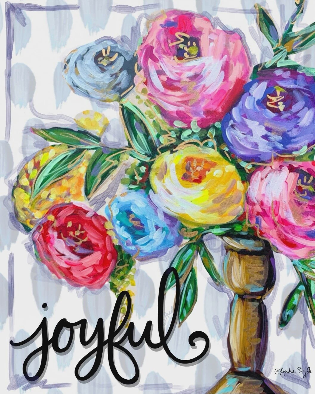 Audra Style Joyful Print 11x14