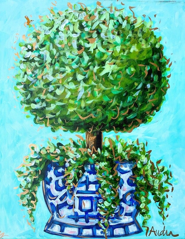 Audra Style Topiary Print 11x14