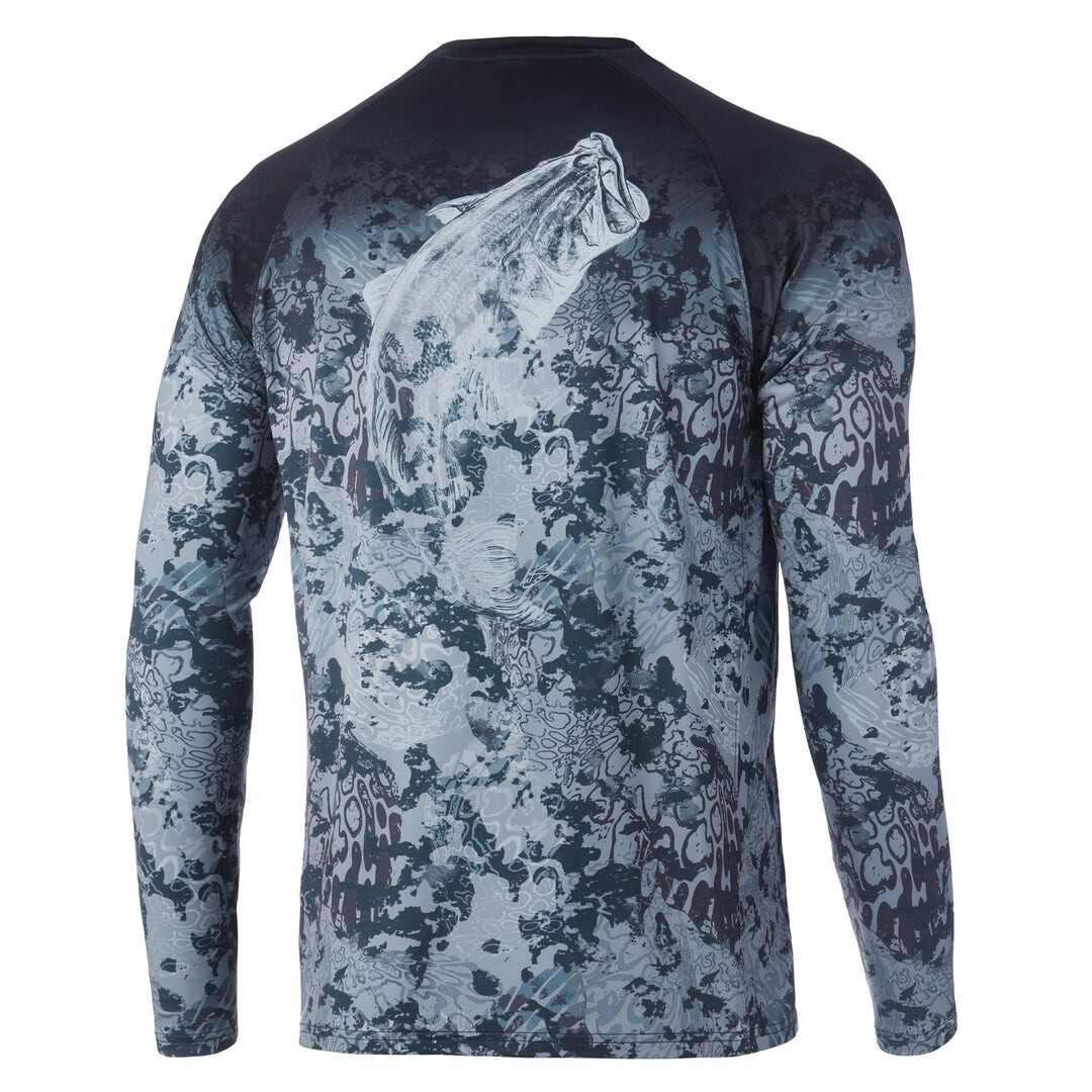 Huk Men&#39;s KC Fish Fade Pursuit Long Sleeve