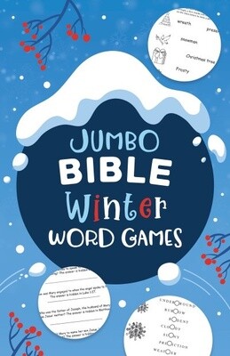 Barbour Publishing Jumbo Bible Winter Word Games