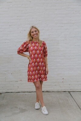 Michelle McDowell Pointing Forward Berry Drew Dress