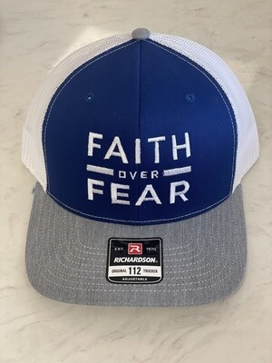 Richardson Faith Over Fear Hat - Navy Blue/White