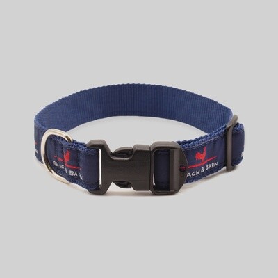 Beach and Barn Surfing Rooster Dog Collar