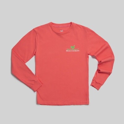 Beach and Barn Youth Surfing Roost LS Shirt