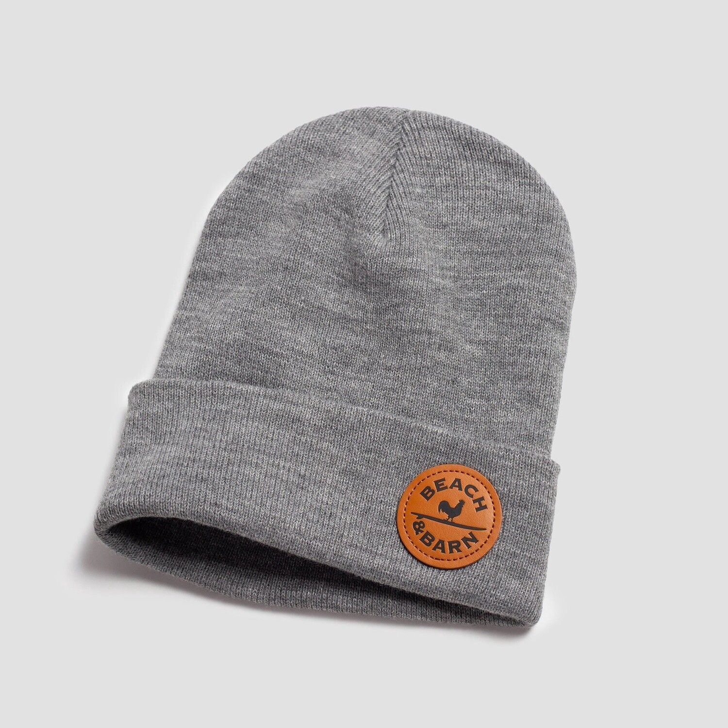 Beach and Barn Surfing Rooster Beanie - Heather Grey