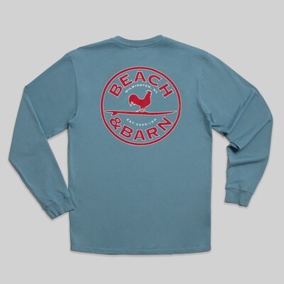 Beach and Barn Men&#39;s Emblem LS Shirt